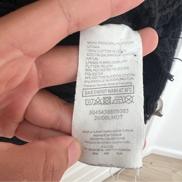 Perverze Crash Tube Turtle Turtleneck Knit Sweater Black Mini dress - Picture 8 of 15